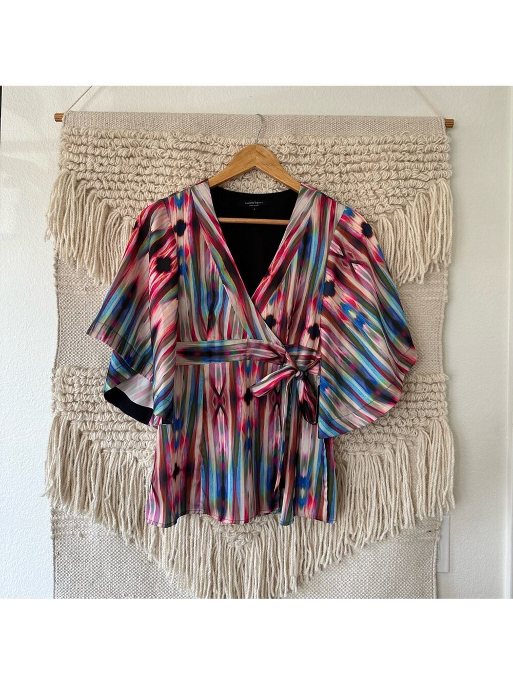 Nanette Lepore Flutter Blouse NWT